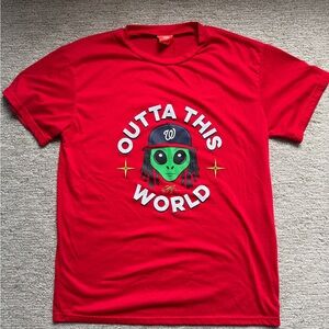 Majestic Outta This World MLB Red Graphic Tee